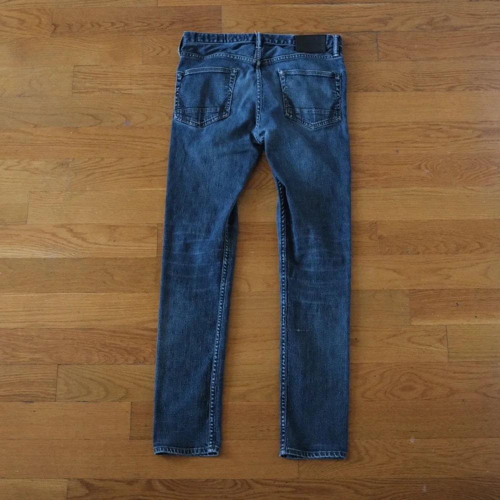 AllSaints Razor Jeans Mens Blue Dark Wash Skinny Fit Indie Sleaze W30 Slim Style